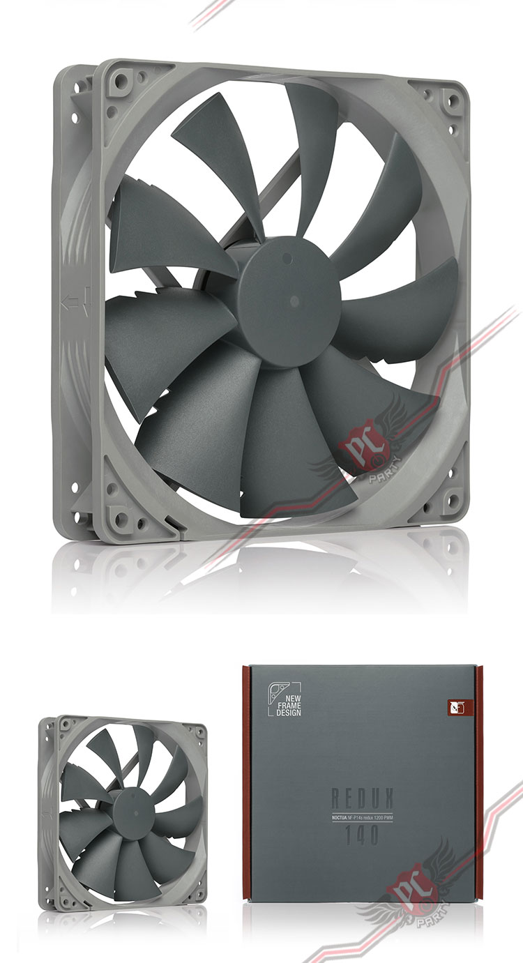 PC PARTY 貓頭鷹 Noctua NF-P14 redux-1500 PWM 復刻雋永經典版14公分風扇